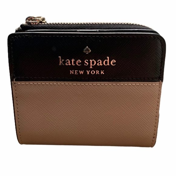 NWT Kate Spade Outlet Wallet Colorblock Staci Neut - Picture 1 of 7